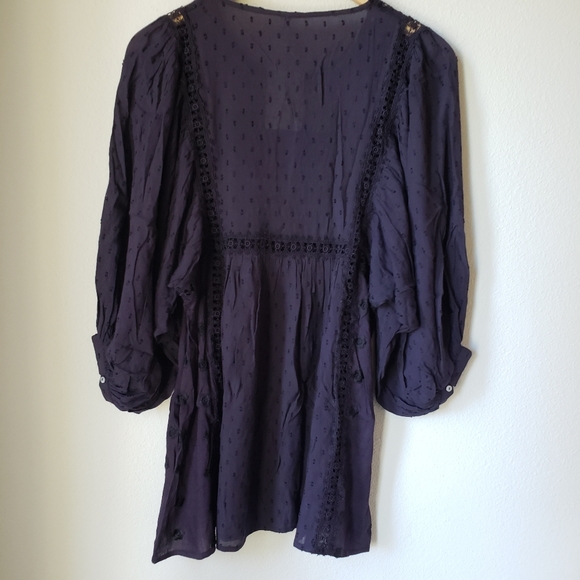 Free People | Embroidered Tunic Dress - Picture 6 of 15